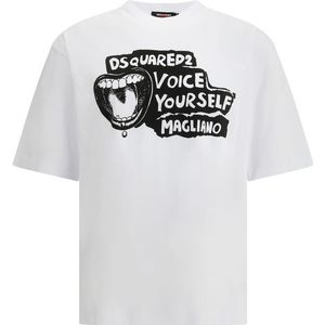 Grafische Print Ontspannen Fit T-shirt