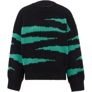 Mymo Jumper Dames zwart groen