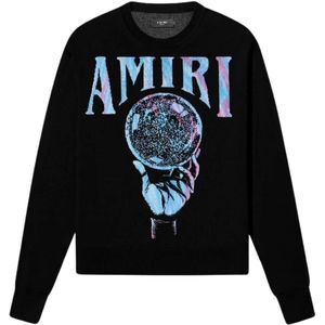 Amiri - Crystal Ball - Gebreide Trui - Zwart - 100% Gerecycled Kasjmier