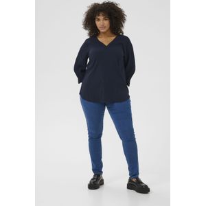 Blouse met lange mouwen Regular fit Midnight Marine
