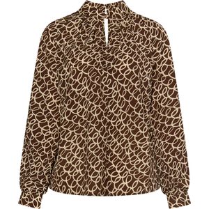 DreiMaster - Bloes - Bruin Beige - Lange Mouwen