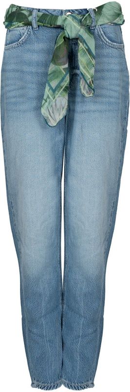 Guess - Mom Fit High-Waisted Jeans - Blauw - Dames