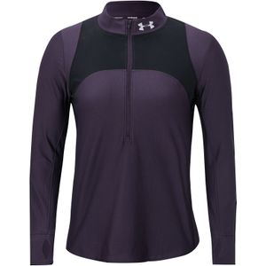 Under Armour - Qualifier 1/2 Zip - Hardlooptop - Paars