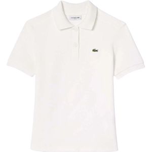 Lacoste Dames/Dames badstof Slim Poloshirt (Crème)