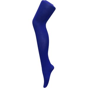 Dames 80 denier ondoorzichtige effen gekleurde panty's - Kobalt Blauw