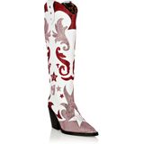 Philipp Plein - Strass Cow Boy Laarzen - Veelkleurig - Halfhoge Hak