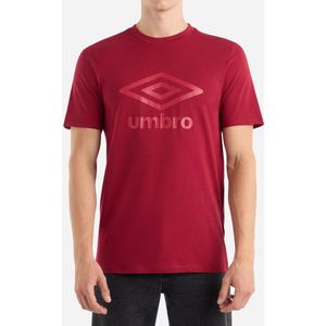 Umbro Heren Stacked Logo T-Shirt (Tibetaans Rood)