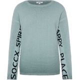 Soccx - Trui - Dames - Sportief - Langarmshirt - Metallic Artwork