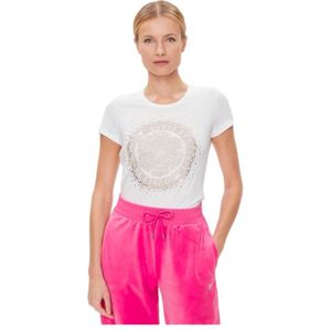 Guess T-shirt Med Glans Til Kvinder - Maat S