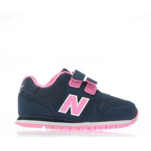 Girl's New Balance 500 Hook and Loop Trainers in Indigo