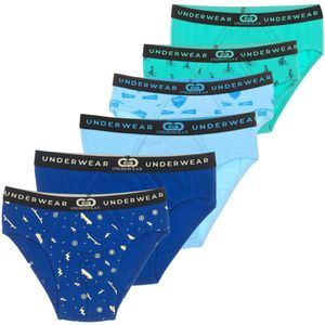 Pak-6 Ademende stoffen slips met anatomische voorzijde LPG1011 kind