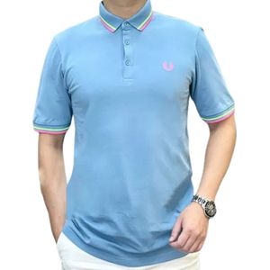 Fred Perry - Made In Japan - Piqué Shirt - Blauw - Poloshirt