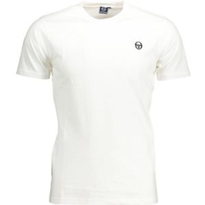 Sergio Tacchini - T-shirt - Wit - Korte Mouwen - Crew Neck