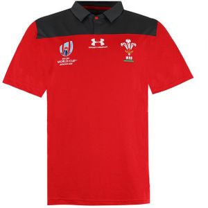 Under Armour - Rugby Wereldkampioenschap - Poloshirt - Rood - Korte Mouw