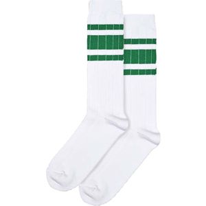 1 Pack Grappige Chunky Sokken | Happy Socks | Grappige Geribbelde Sokken - Groen
