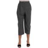 Dolce & Gabbana Grijze Wol Capri Broek