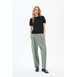 InWear - Pannie - Broek - Effen - 7/8 lengte - Wide leg - Mid waist