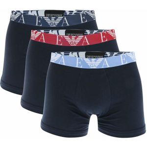 Emporio Armani Heren Boxershort (Pakket van 3) (Marine)