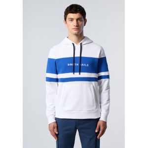 North Sails Hoodie Strepen aan de voorkant