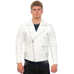 Heren - Bikerjack - Koeienhuid - Nassau - Leren Jassen