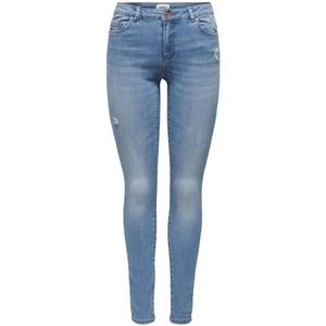 ONLY Skinny Jeans ONLWAUW Light Medium Blue Denim - Maat 32/34