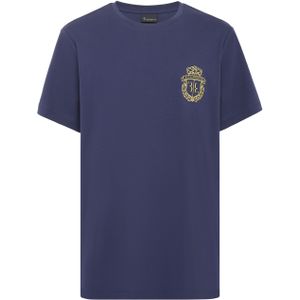 Billionaire - T-shirt - Blauw - Katoen - Ronde Hals SS