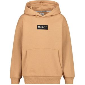 Me & My Monkey Hoodie Met Logo Zand - Maat 15J / 170cm