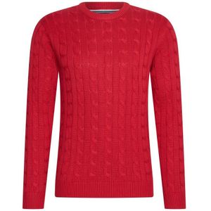 Cappuccino Italia Sweaters Cable Pullover Rood Rood