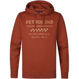 Petrol Industries - Heren Artwork Hoodie Kowak - Bruin