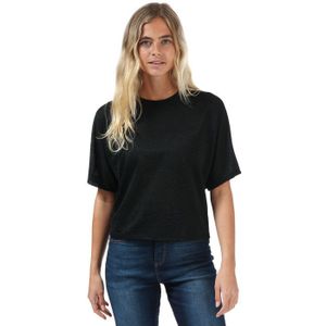 Only - Carolla - Glittertop - Zwart-Zilver - Losvallend