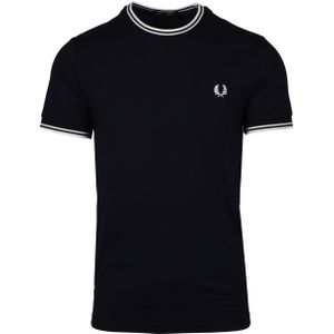 Fred Perry Twin Tipped T-shirt - Mannen - grijs zwart