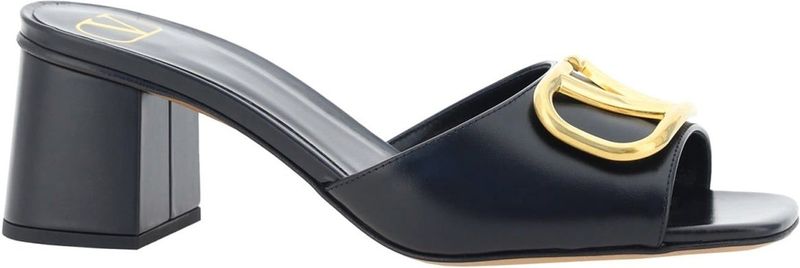 Valentino Garavani - VLogo Sandalen - Zwart - Kalfsleer