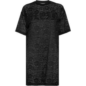 Philipp Plein - T-shirt Jurk - Zwart - Polyamide