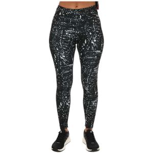 Reebok Workout Ready legging met print voor dames, zwart