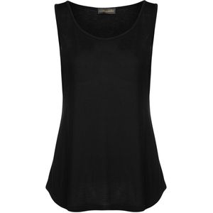 Tops - Zwart - Mouwloze Top - Tencel