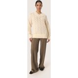 Pullover - Loose Fit - Cream