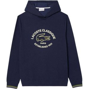 Lacoste Heren Fleece Lounge Hoodie (Marine)