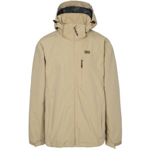 Trespass - Heren Weir Waterdichte Jas (Beige) - Maat XS