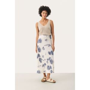 Rok - Multicolour - Regular Fit - Oceana Stunning Flower Print - Midi Lengte