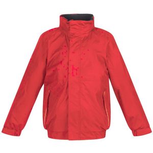 Regatta Kids Unisex Thermoguard Fleece Lined Dover Jacket (Winddicht & Waterdicht) (Klassiek Rood/navy) - Maat 5-6J / 110-116cm