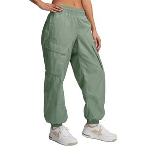 Under Armour Dames/Dames Unstoppable Sheen Woven Cargo Broek (Groen)