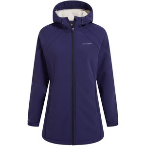 Craghoppers Dames/Dames Gwen Soft Shell Jas met capuchon (Indigoblauw)