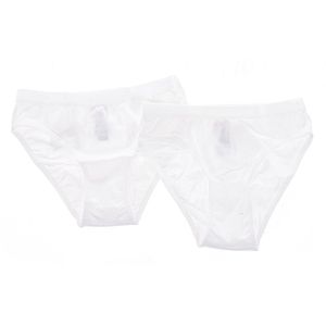 Set van 2 ademende stoffen slips D092Y meisje