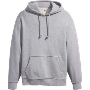 Levis Heren Grafische Relaxed Fit Hoodie (Grijze Mergel)