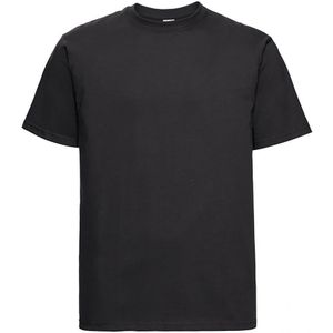 Russell Heren Zwaargewicht T-Shirt (Zwart)