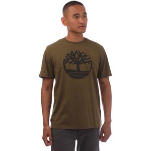Timberland Heren Kennebec Logo T-Shirt (Olijf)
