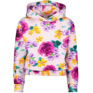 Vingino gebloemde hoodie NOLIVIA lila/multicolor