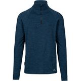 Trespass Heren Harold Half Zip Fleece Top (Marinekleurig Marl)