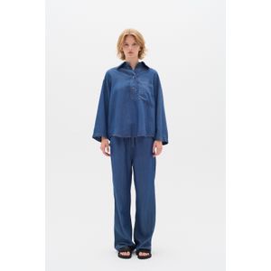 Denim blouse Baggy fit Medium Blue medium blue