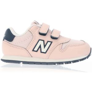 Girl's New Balance 500 Hook and Loop Trainers in Pink